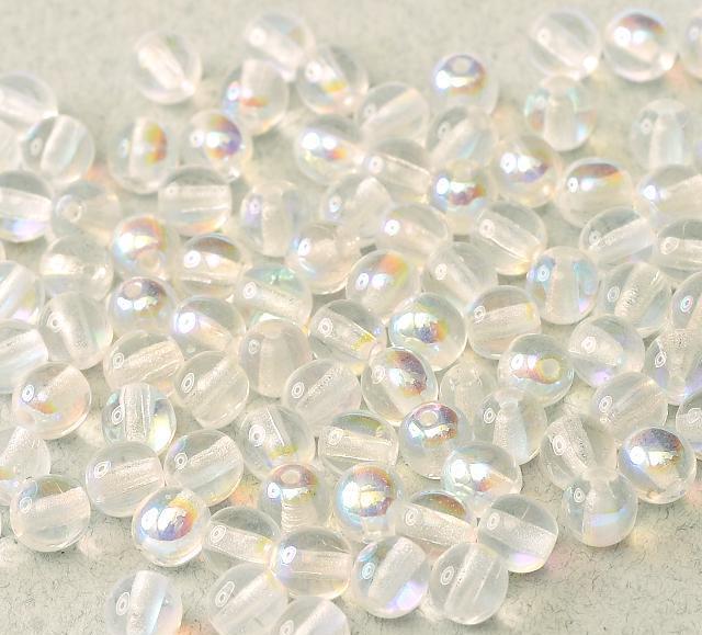 Margele Rotunde 3mm 28701/00030 Crystal AB — Imaginea 1