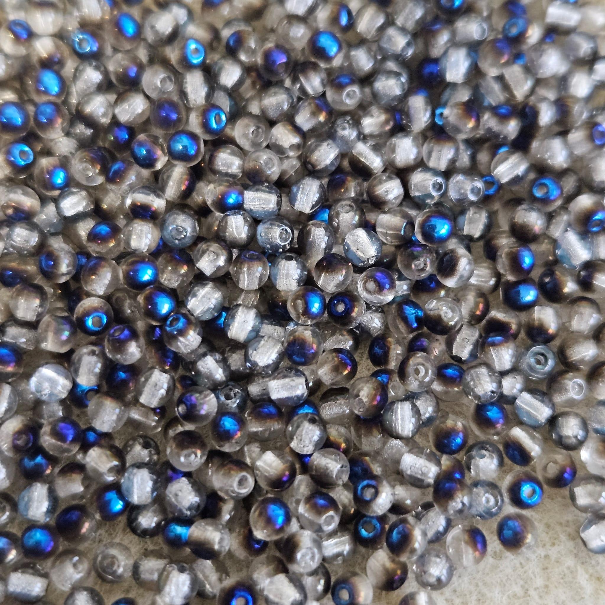 Margele Rotunde 3mm 22201/00030 Crystal Azzuro — Imaginea 1