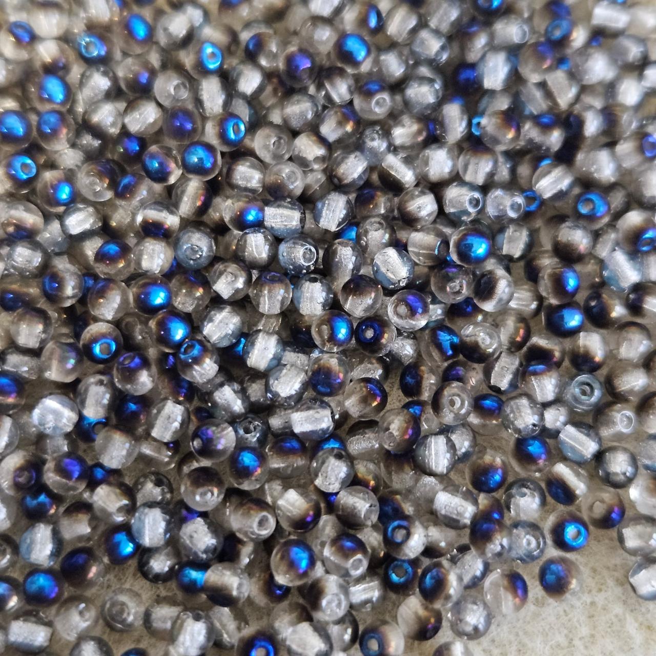 Margele Rotunde 3mm 22201/00030 Crystal Azzuro