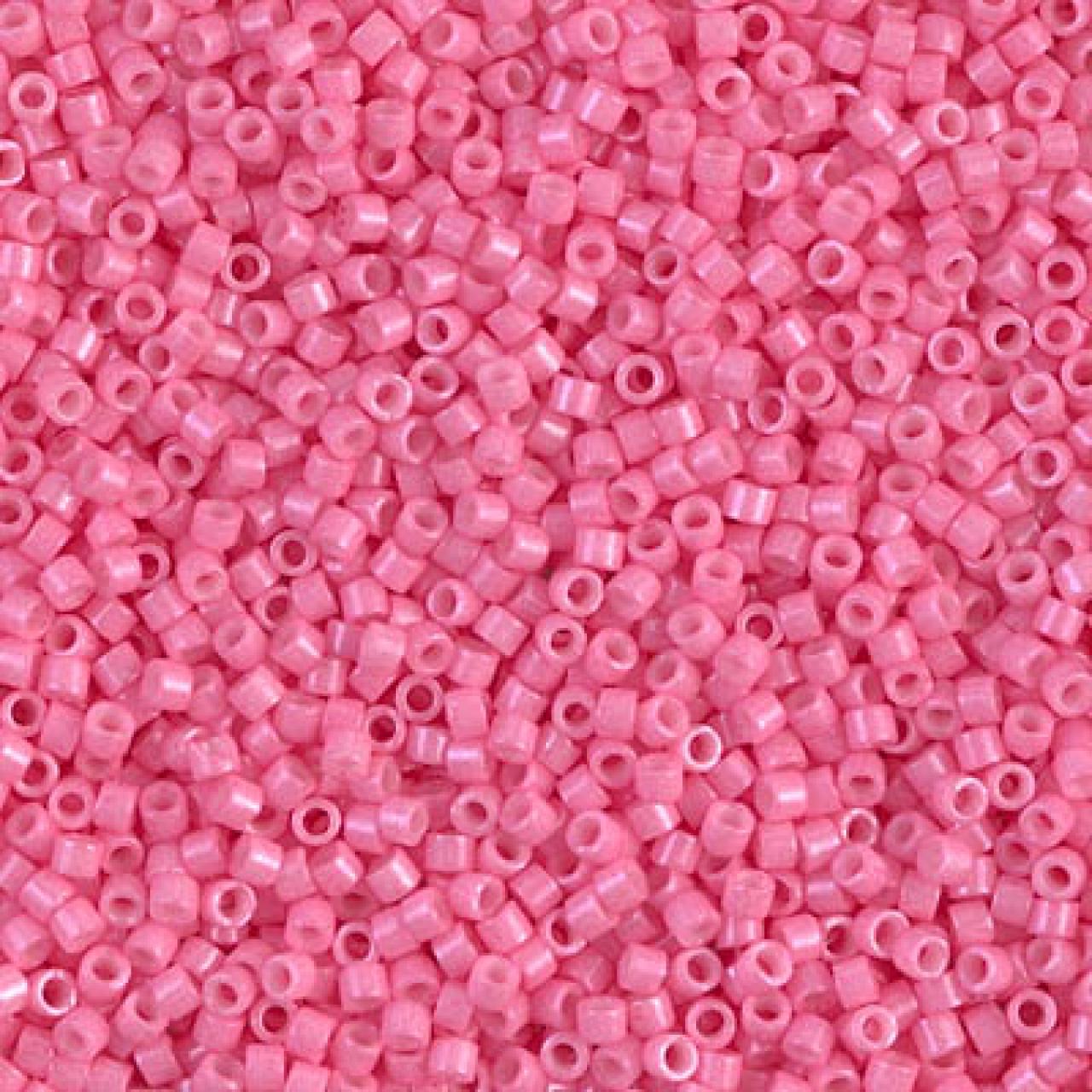 Delica 11/0 DB1371 Opaque Dyed Carnation Pink