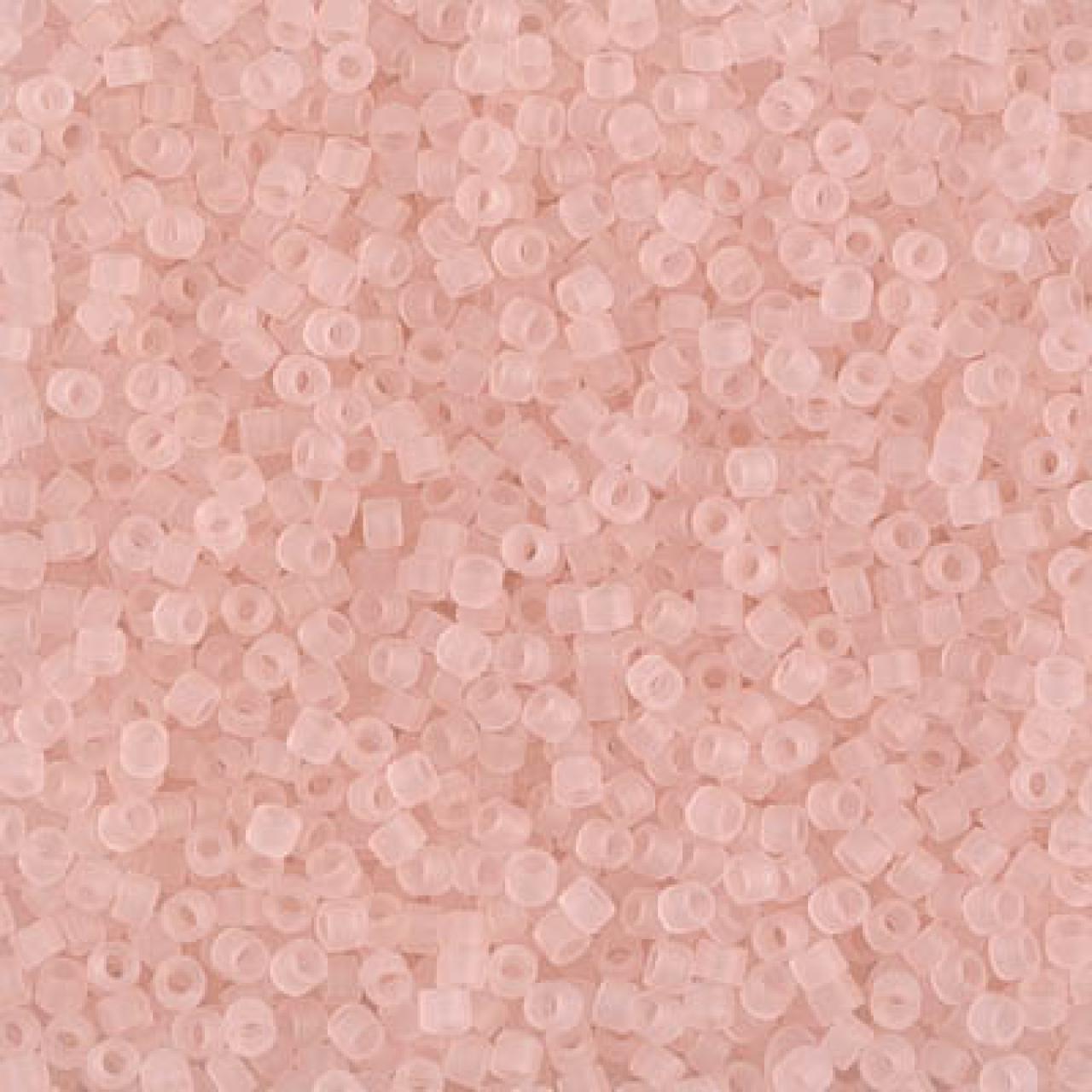 Delica 11/0 DB1263 Matted Transp. Pinki Mist
