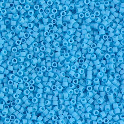 Delica 11/0 DB0755 Matte Opaque Lt Blue — Imaginea 1