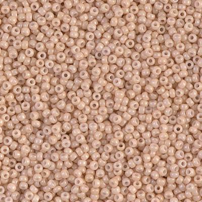 Margele de nisip Miyuki 0597 Opaque Luster Tan — Imaginea 1