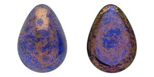 Cabochon Sticla 18x13mm P30060 Sapphire Luster Opaque — Imaginea 1