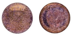 Cabochon Sticla 20mm Rotund 70120 Rosaline Luster Topaz — Imaginea 1