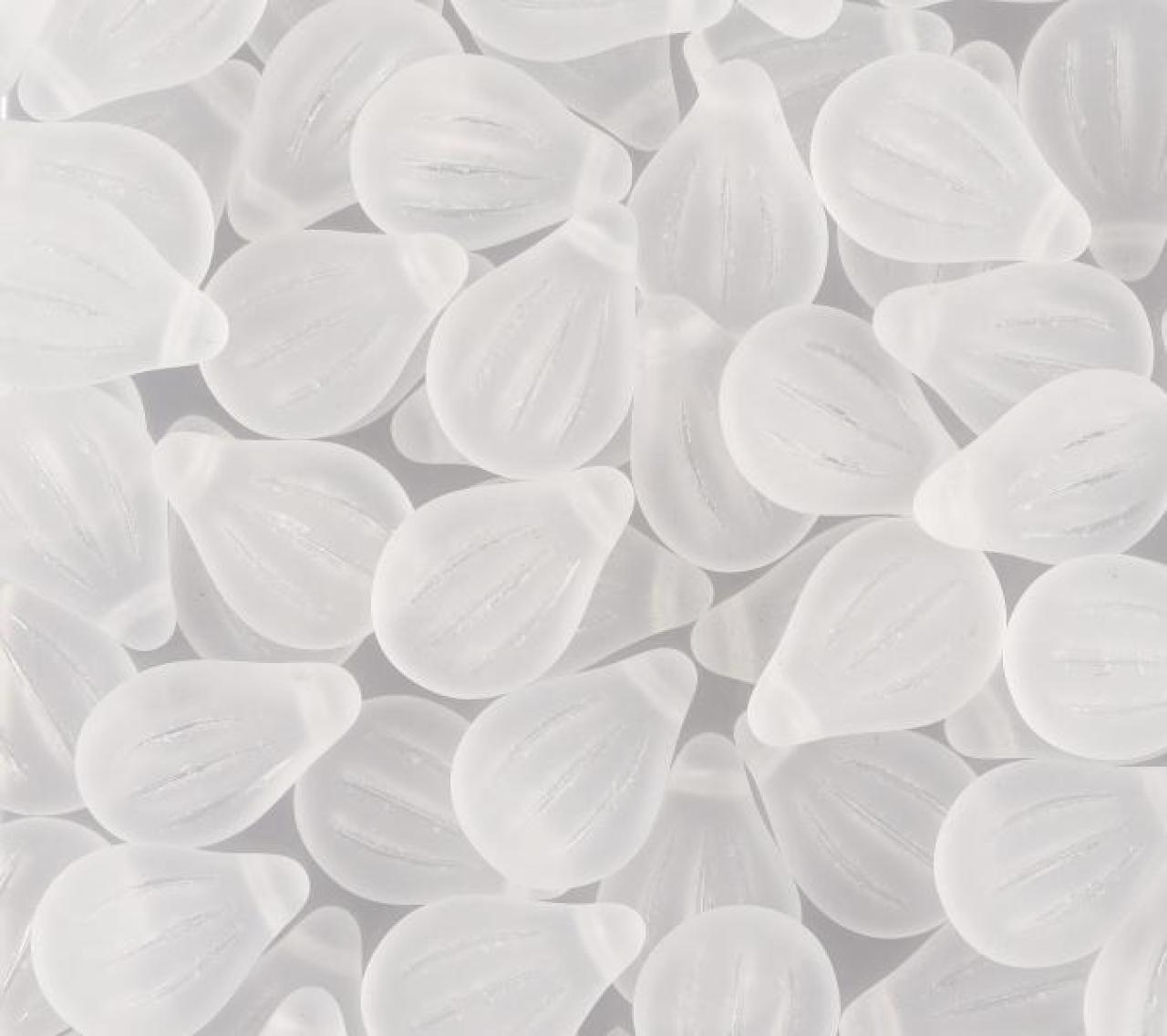 Margele Pip 9x14 mm 84110/00030 Engraved Crystal Matted