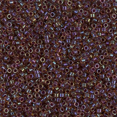 Delica 11/0 DB0061 Purple Lined Lt. Topaz Luster — Imaginea 1