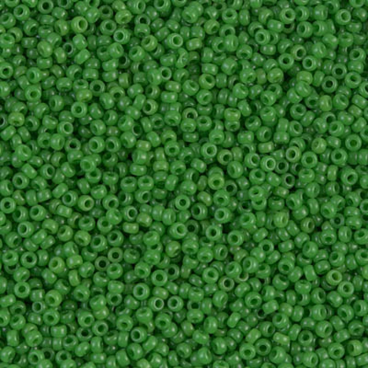 Margele de nisip Miyuki 15/0 Jade Green Opaque 0411