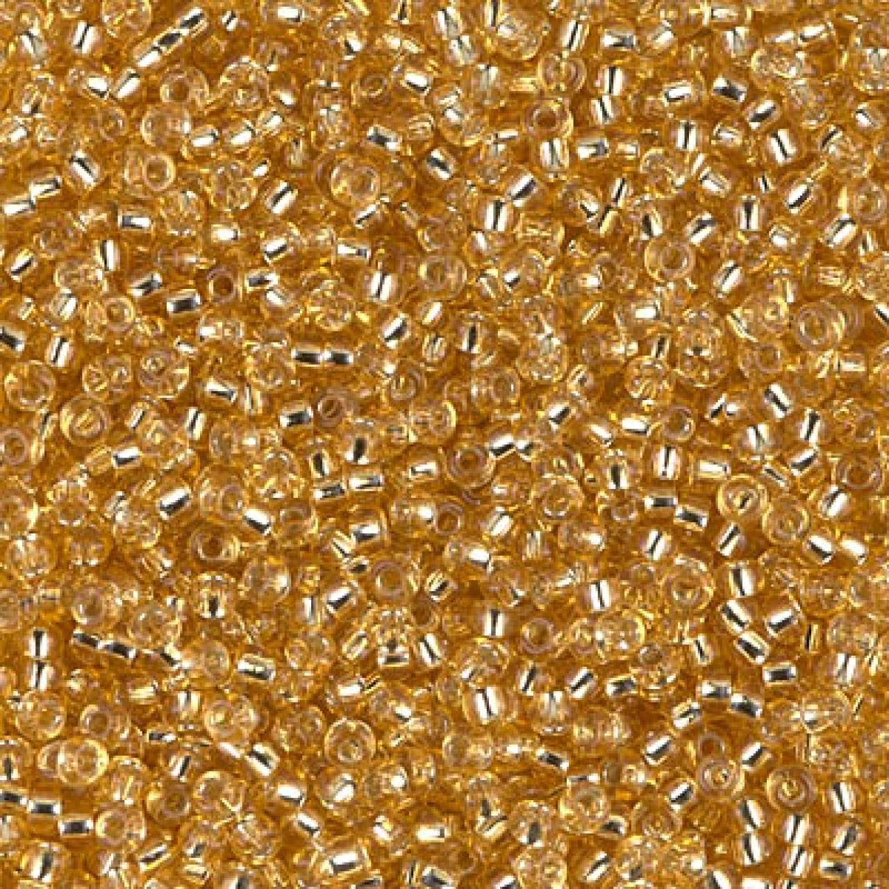 Margele de nisip Miyuki 15/0 0003 Gold Silver Lined