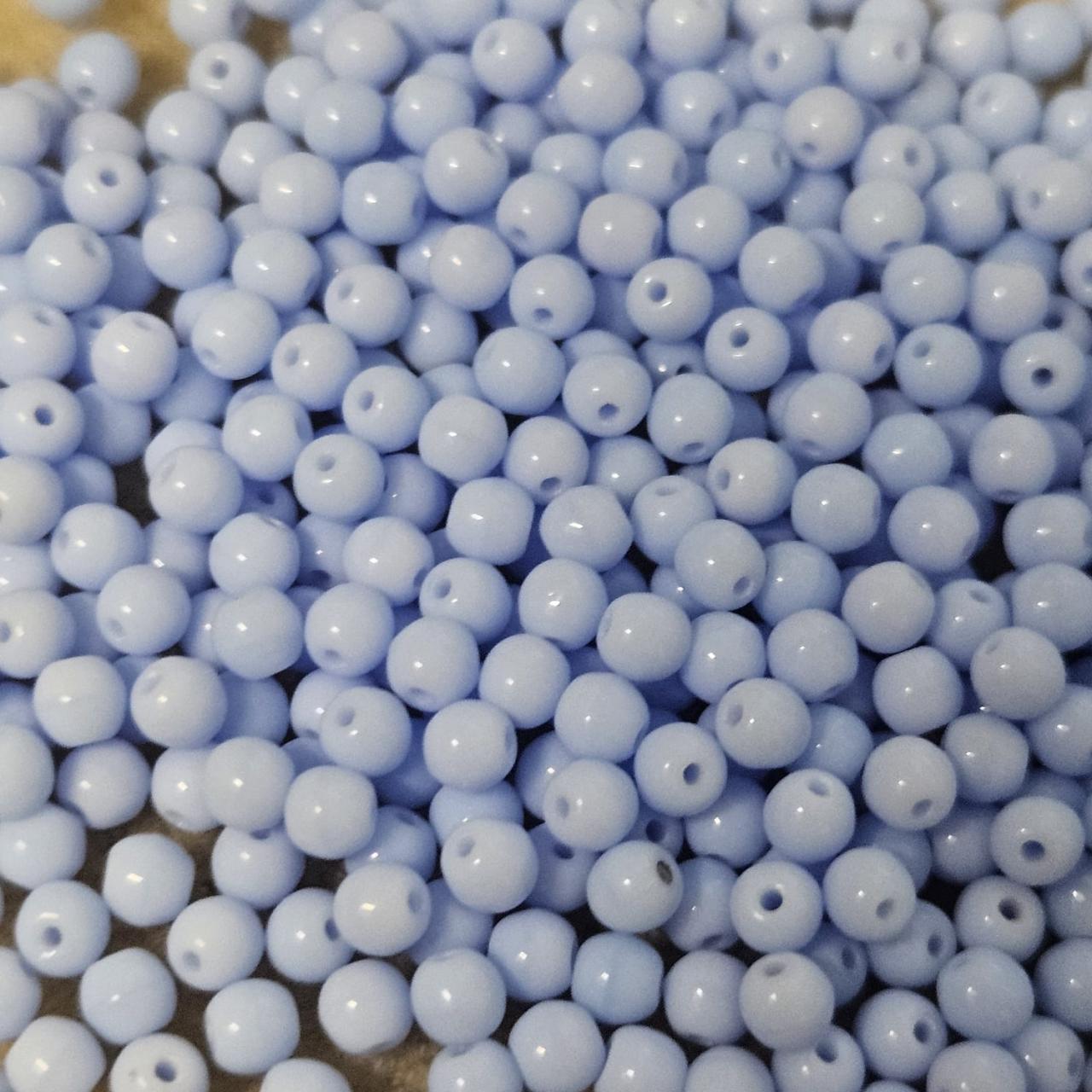 Margele rotunde 4mm 33010 Opaque Lt. Blue