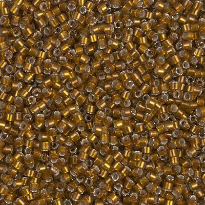 Delica 11/0 DB1681 Silver lined Glazed Dk Saffron — Imaginea 1