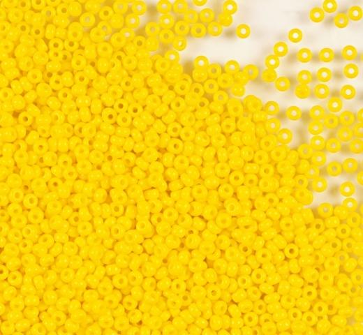 50 gr Preciosa 10/0 19001/83130 Op Dark Yellow — Imaginea 1