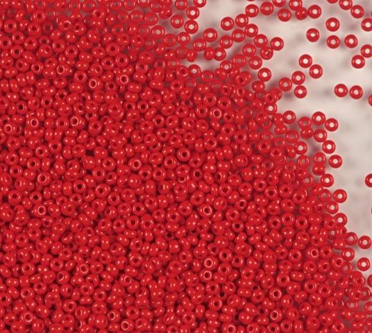 50 gr Preciosa 10/0 19001/93190 Op. Red — Imaginea 1