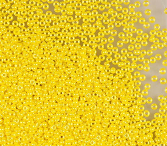 50 gr Preciosa 10/0 19001/88110 Pearl Yellow — Imaginea 1
