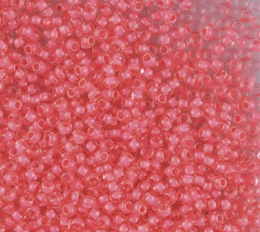 50 gr Preciosa 10/0 19001/80998 inside Colour Red — Imaginea 1