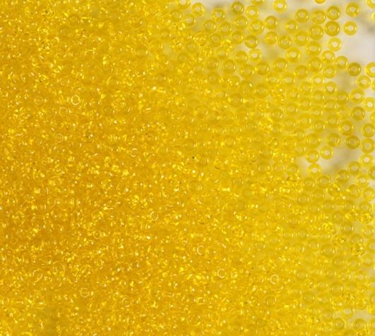 50 gr Preciosa 10/0 19001/80010 Transparent Yellow — Imaginea 1