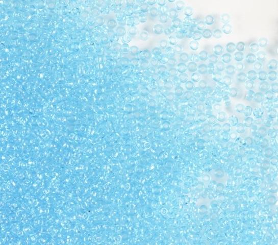 50 gr Preciosa 10/0 19001/60000 Transp. Aquamarine — Imaginea 1