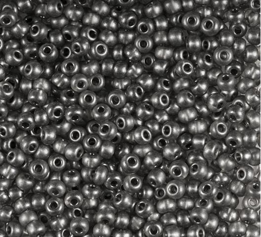 50 gr Preciosa 10/0 19001/08349 Satin Gray — Imaginea 1