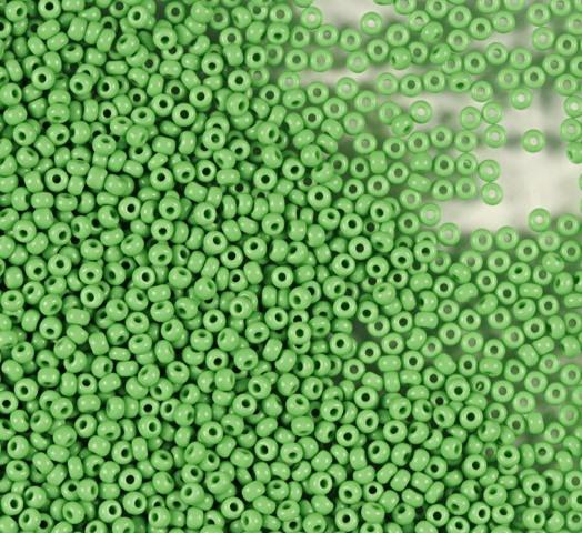 50 gr Preciosa 10/0 19001/53210 Op. Green — Imaginea 1