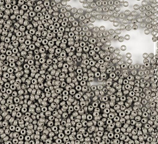 50 gr Preciosa 10/0 19001/43020 Opaque Gray — Imaginea 1