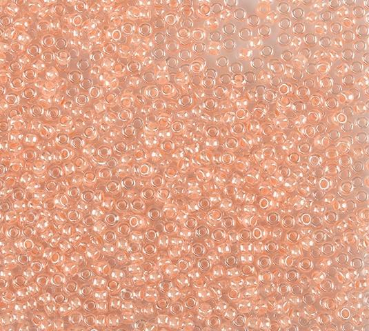 50 gr Preciosa 10/0 19001/38187 Orange Colour Lined Sfinx — Imaginea 1