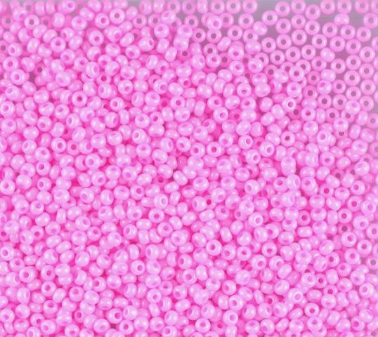 50 gr *Preciosa 10/0 19001/16173 Pink Dyed — Imaginea 1