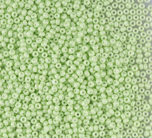 50 gr *Preciosa 10/0 19001/03154 Green Solgel Dyed — Imaginea 1