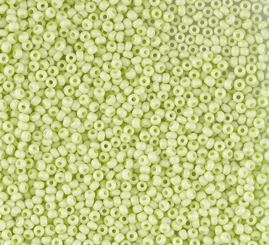 50 gr *Preciosa 10/0 19001/03153 Mint Green dyed — Imaginea 1