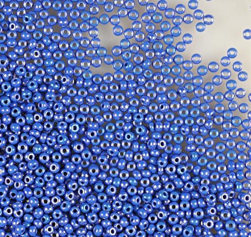 50 gr Preciosa 10/0 19001/34210 Op Blue Rainbow — Imaginea 1