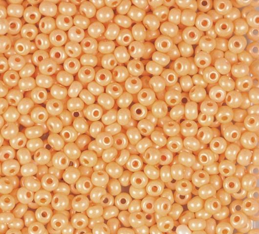 50 gr *Preciosa 10/0 19001/16992 Orange Terra Pearl — Imaginea 1