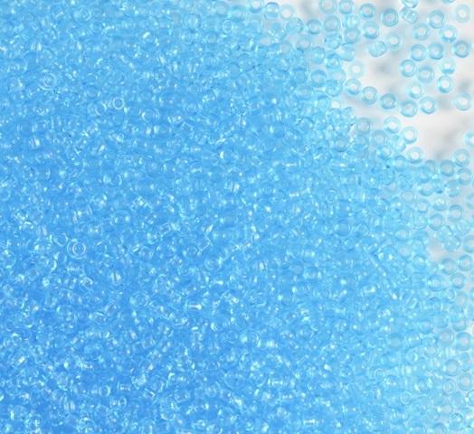50 gr Preciosa 10/0 19001/60010 Transparent Aquamarine — Imaginea 1