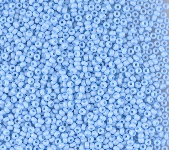 50 gr *Preciosa 10/0 19001/03132 Blue Dyed Chalkwhite — Imaginea 1