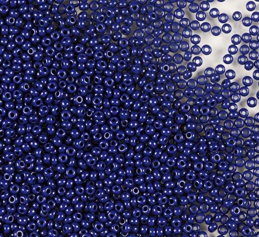 50 gr Preciosa 10/0 19001/33070 Op. Dk Cobalt — Imaginea 1
